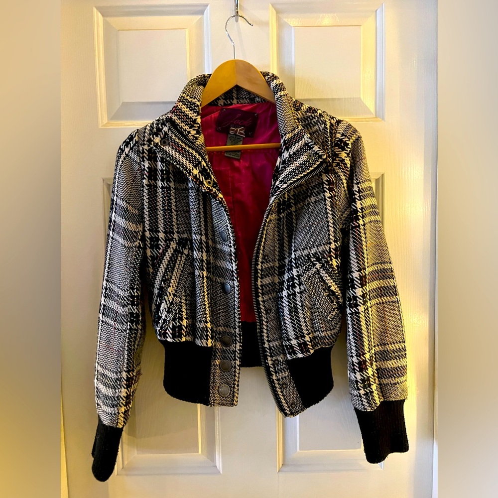 Jack by BB Dakota plaid jacket size small